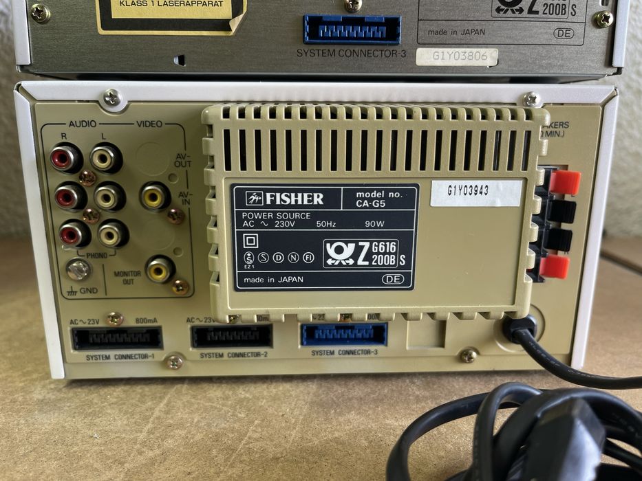 Аудио система Fisher CA-G5 | AD-G5 | FM-G5