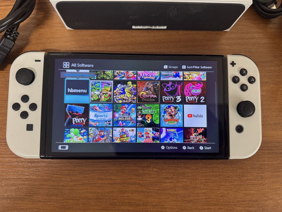 Nintendo Switch Oled + 128gb Kefir чип