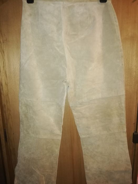 Pantaloni piele intoarsa dama M