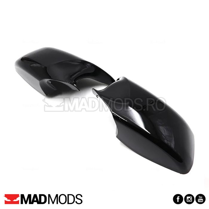 Set capace oglinzi M BMW Seria 5 F10 F11 F18 NFL Non-LCI, Negru lucios