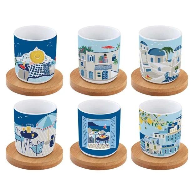 Сет за кафе с летен мотив