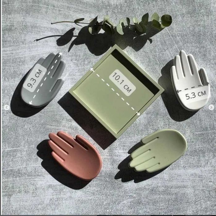 Молд ладошка с полставкой