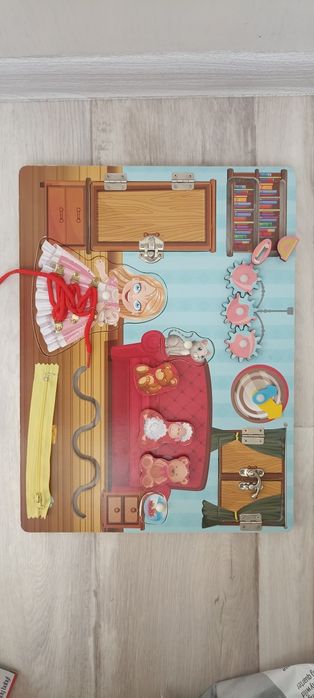 Бизиборд деревянный