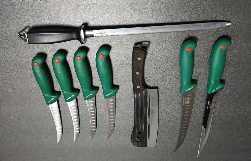 Set Cutite Macelarie 8 Piese Germany GREEN
