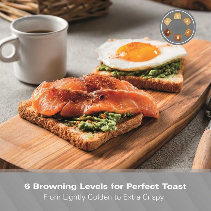 Тостер Hamilton Beach 4 филии, 2300 W, 6 контрола за изпичане,HBT3221B