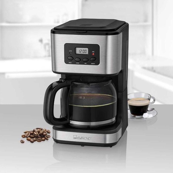 Clatronic KA 3642 Свободностояща кафемашина за капково кафе 14 чаши Черен, Прозрачен KA 3642, Свободностояща, Кафемашина за капково кафе, 900 W