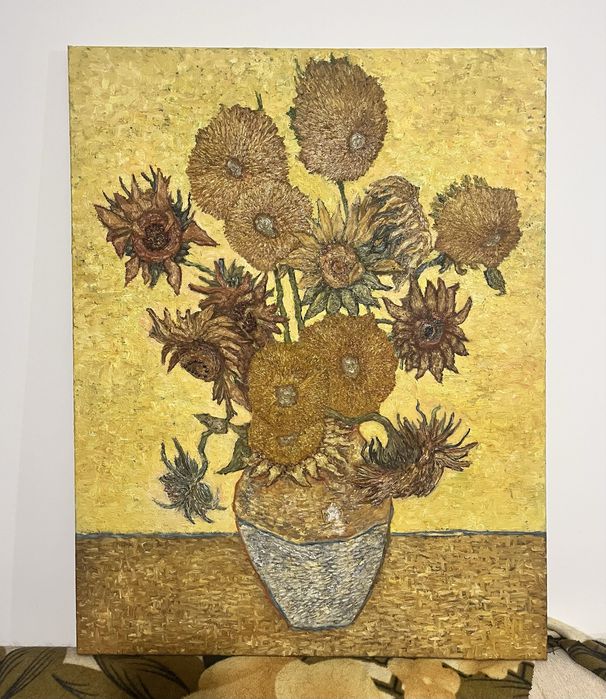 Картина вдъхновена от Ван Гог- “слънчогледи” 90х70
