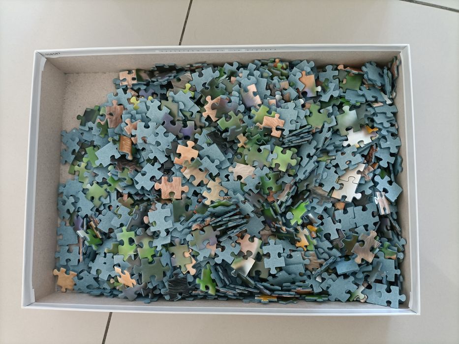 Puzzle de 1000 de piese - Iepuraș drăguț în iarbă