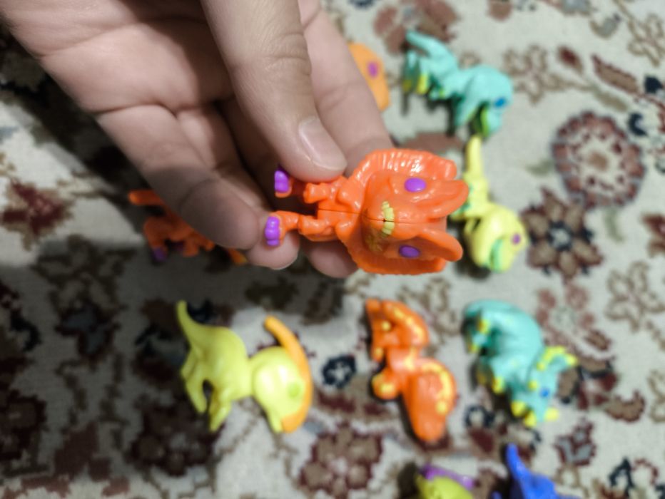 Kinder joy динозавры