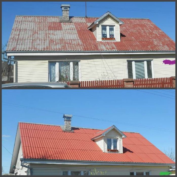 Ремонт крыши Покраска