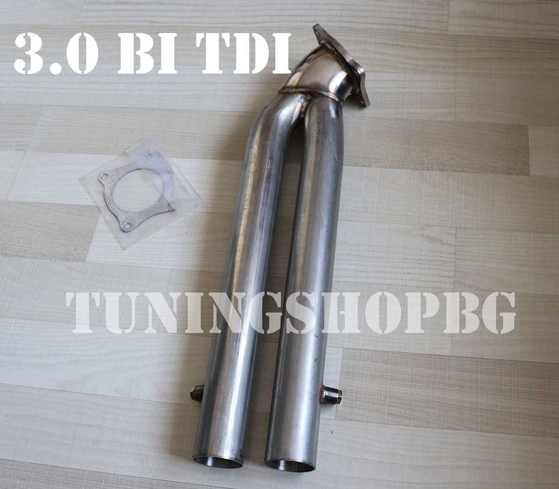 Downpipe Даунпайп DPF off Decat Audi A6 А7 SQ5 3.0 Bi TDi 11-15