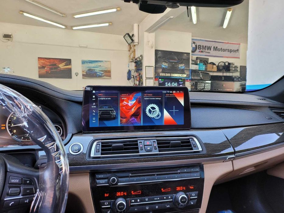 Навигация ANDROID 14 8GB RAM 128GB HDD BMW F01 F02 БМВ 7-серия Ф01 Ф02 Андроид + Apple Carplay