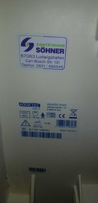 Подъемник лифт для ванной для инвалидов