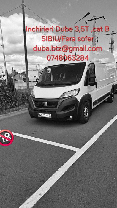 Inchiriez duba,autoutilitare/marfuri, CU sau FARA sofer, fara garantie