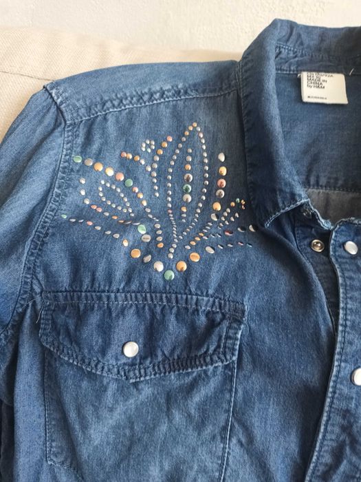 Дамска дънкова риза