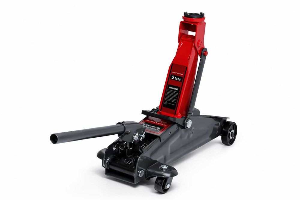 Хидравличен крик KraftRoyal 2T – професионален, с куфар (135–335 мм)