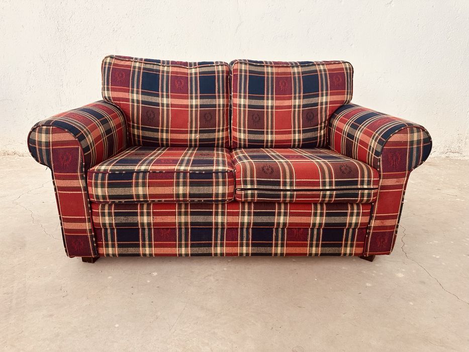 Английски двуместен диван British Country Style – тартан