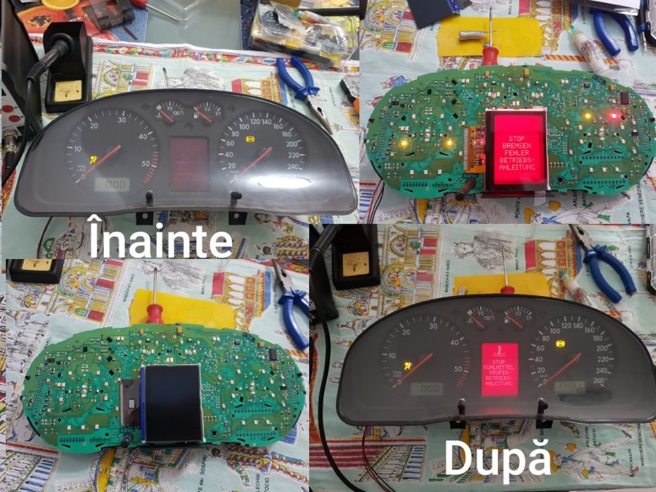 Maxidot Display LCD VDO cluster ceasuri bord Audi Skoda Seat Volkswage