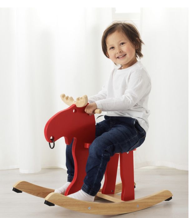 Качалка каталка для детей лось