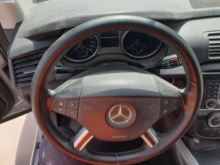 Volan Piele 4 Spite cu Comenzi FARA Airbag Mercedes Clasa R Class V251 W251 2005 - 2010 [K6750]