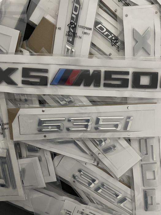 Embleme Cifre litere numere Stiker Bmw X1 GT X5 Competition 328i 320d