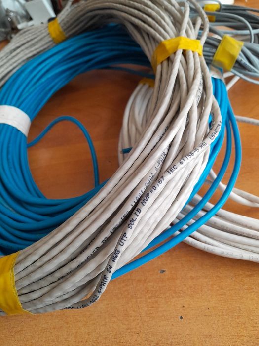 Продам кабели для интернета, телефонии