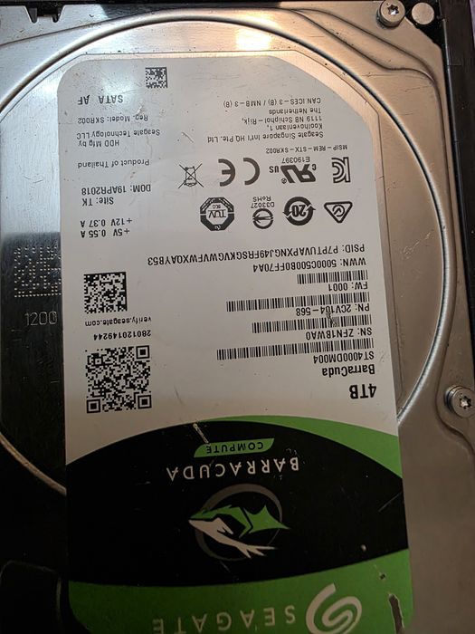 Hard disk 4 TB seagate