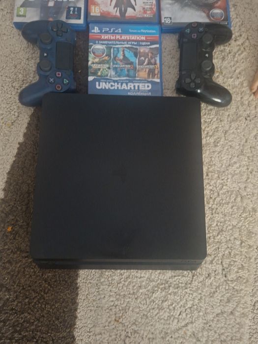 Продам плеистеишен слим +10хитовых игр