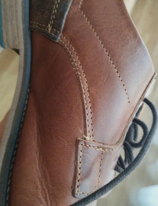 Pantofi din piele maro pentru bărbați, mărimea 43