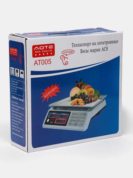 Весы настольные AOTE AT005, торговые, до 40 кг