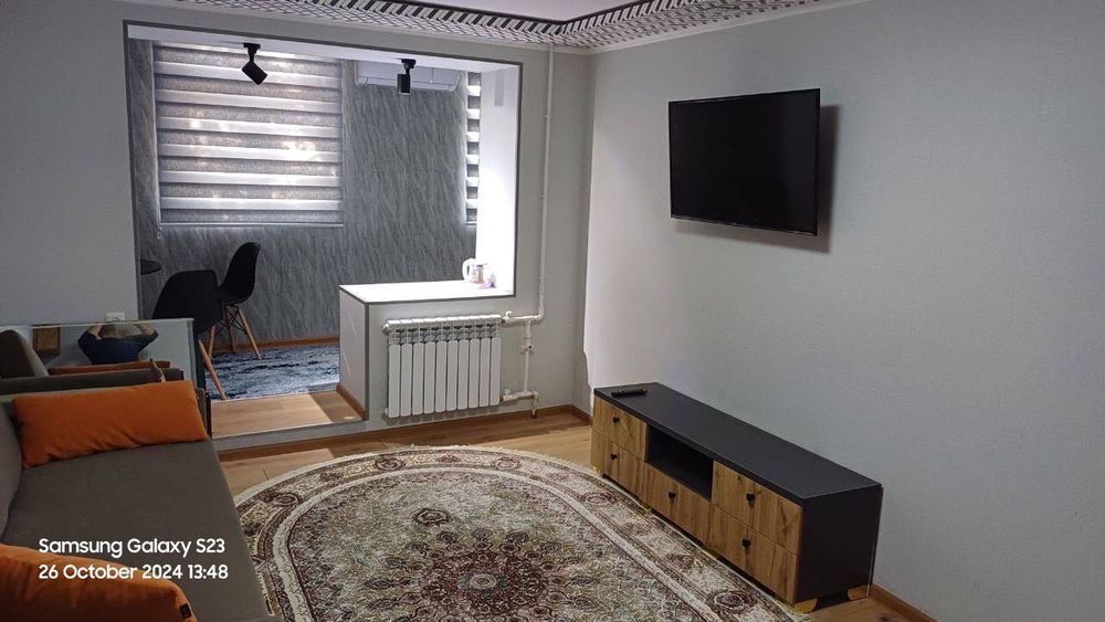 Сдается 2х комнатная квартира 
С обстановкой после ремонта