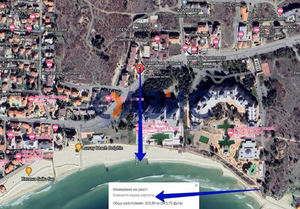 Продава се Едностаен апартамент в к.к. Слънчев бряг - 42 кв.м за 2358 €/кв.м - Снимка #14