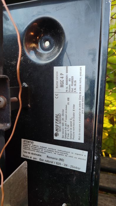 Convector pe gaz Mistral