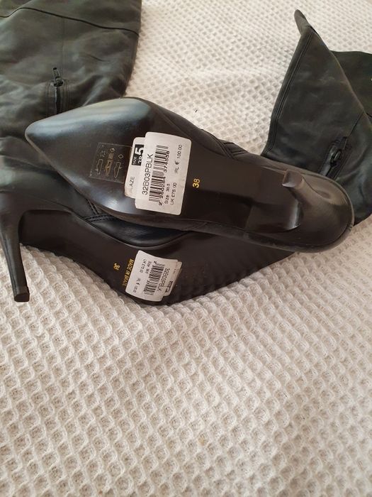 Ботуши естествена кожа 38 номер