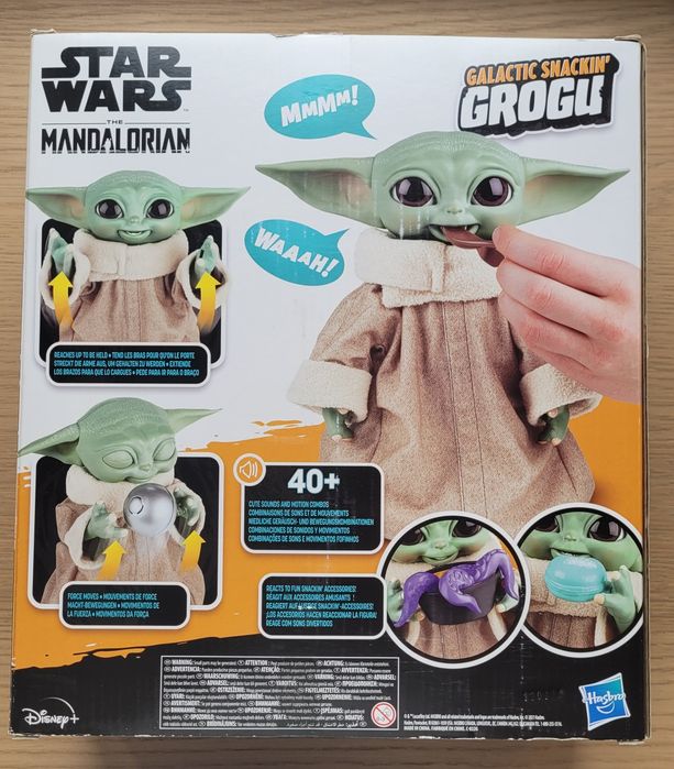 Starwars Yoda Grogu The Mandalorian интерактивна играчка + бонус