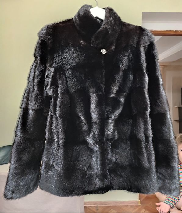 Натуральная норковая шуба