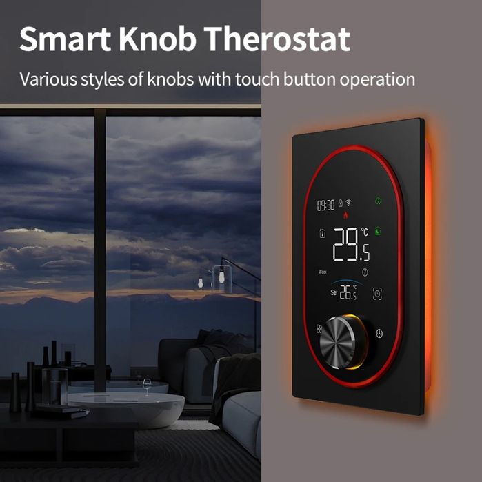Termostat Smart + configurare telefon + suport instalare