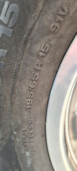 Джанта 15 ауди 5х112 с гума 195 65 15