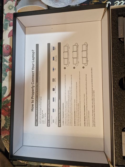 Monitor extensie cu 2 ecrane