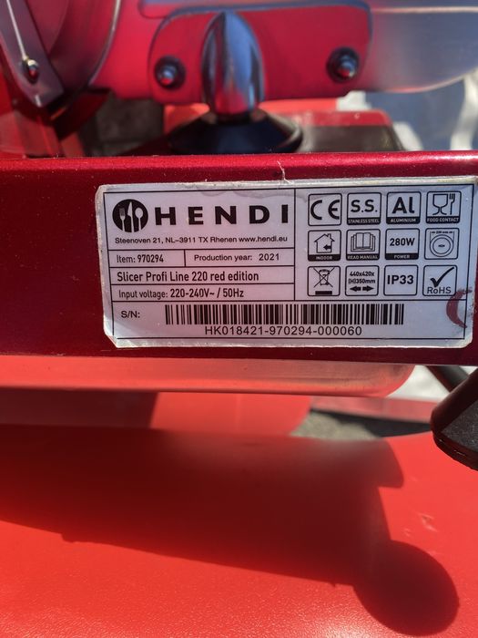 Feliator HENDI  Slincer Line 220 red edition