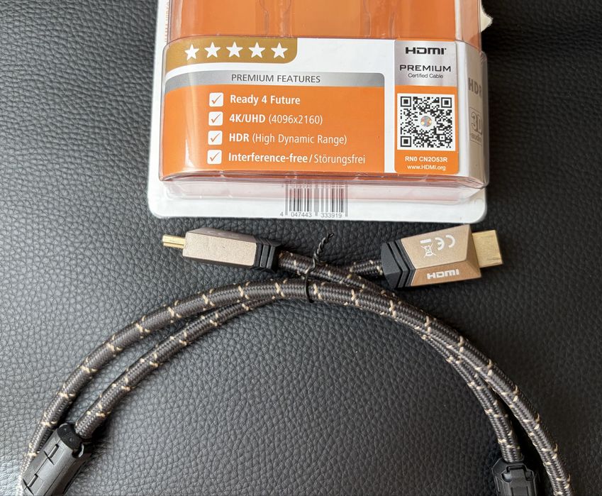 Кабел HDMI HDR 4K Hama 1.5m
