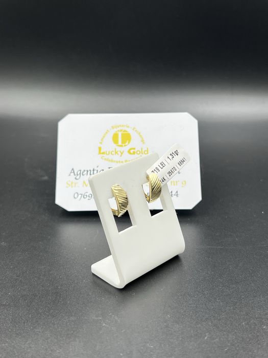 Cercei aur 14k 1.31 gr cod 25670
