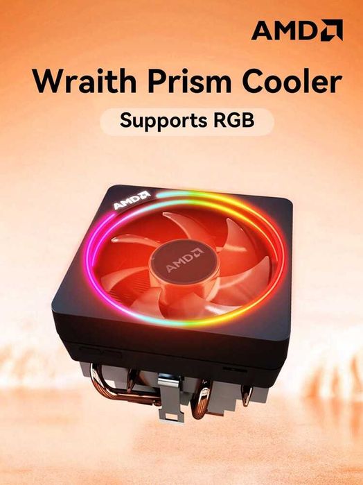 Cooler procesor AMD Wraith Prism Socket AM4 AM5 RGB
