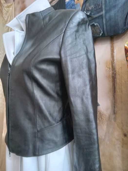 Коженый пиджачёк