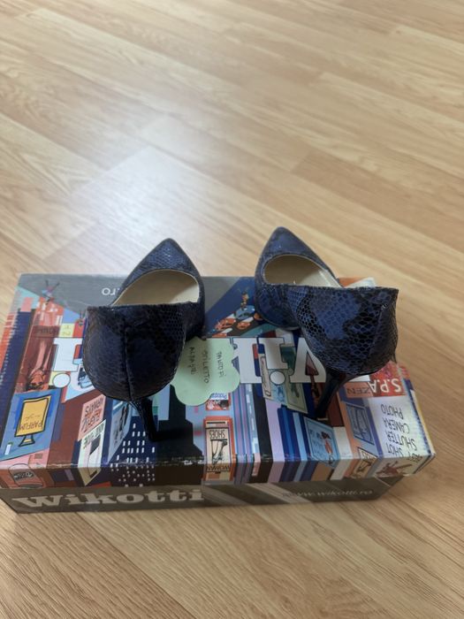 Pantofi stiletto, piele, marimea 35