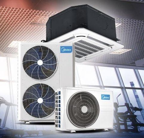 Кондиционер Кассетный Midea - 60,000 Btu / Inverter / Доставка