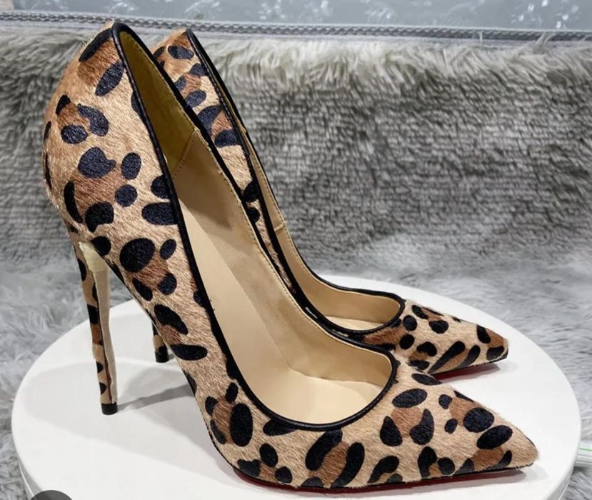 Трендовые леопардовые туфли