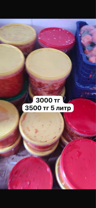 Продам фрукты салаты на ведрах