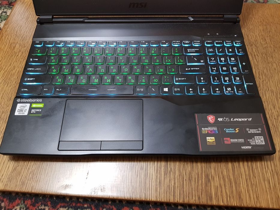 Игровой ноутбук MSI GL65 Leopard