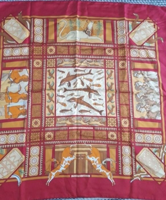 Esarfa matase naturala, Hermes, 1000 lei